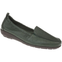 Schuhe Damen Slipper Natural Feet Mokassin Alessandra Farbe: grün grün