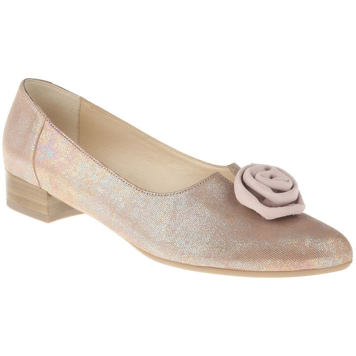 Schuhe Damen Pumps Lei By Tessamino Ballerina Callida Farbe: puder Beige
