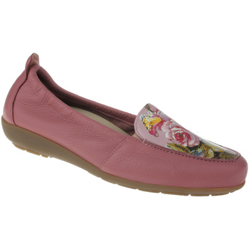Schuhe Damen Slipper Natural Feet Mokassin Marina Farbe: rosa rosa