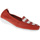Schuhe Damen Slipper Natural Feet Mokassin Maja Farbe: rot Rot