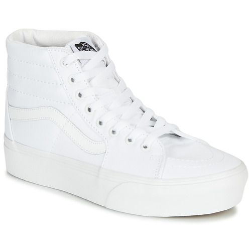 Schuhe Damen Sneaker High Vans SK8-Hi PLATFORM 2.0 Weiss