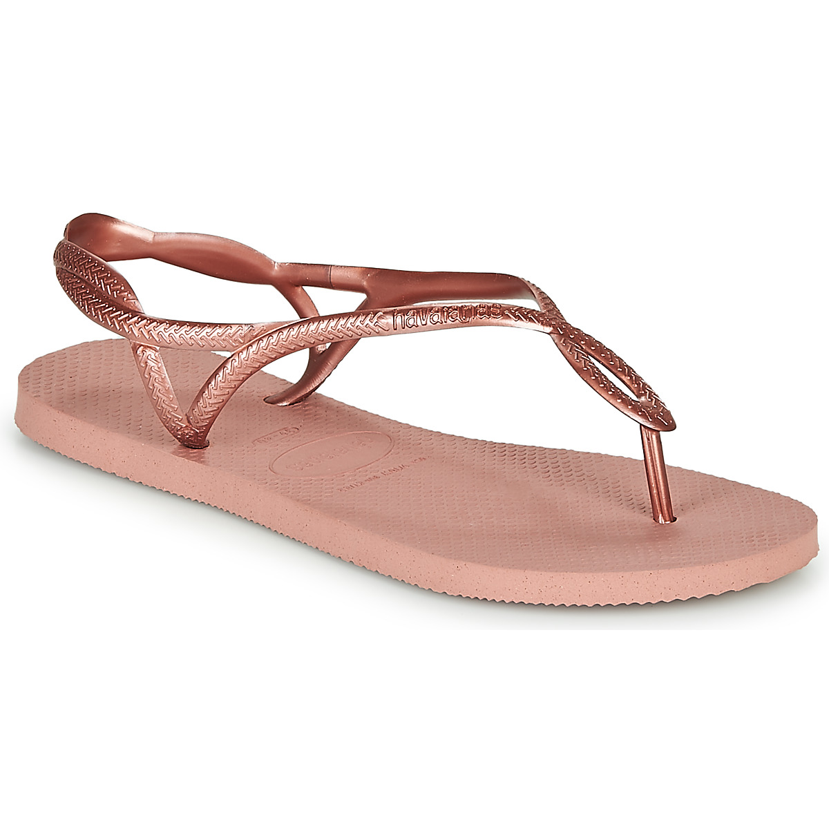 Schuhe Damen Sandalen / Sandaletten Havaianas LUNA Rosa / Gold