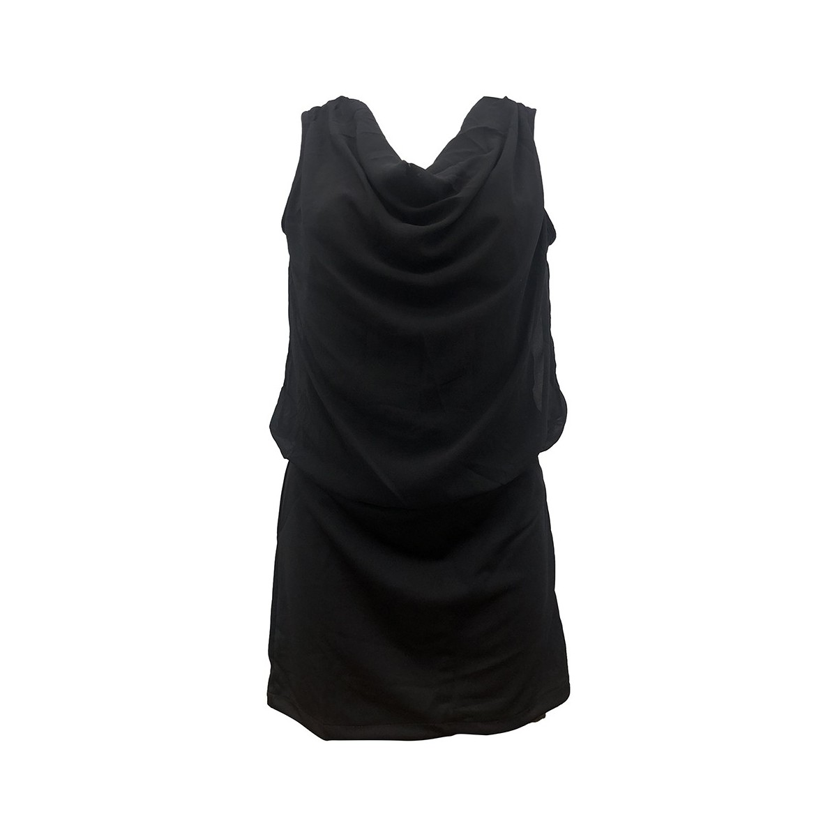 Kleidung Damen Kleider By La Vitrine Robe Noir Coco Giulia 0Y-019 Schwarz