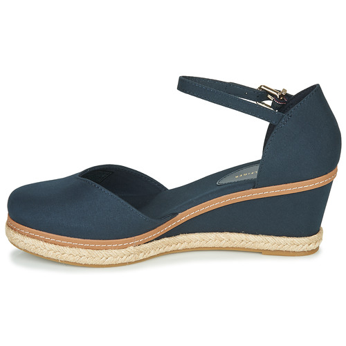 Tommy Hilfiger BASIC CLOSED TOE MID WEDGE Blau
