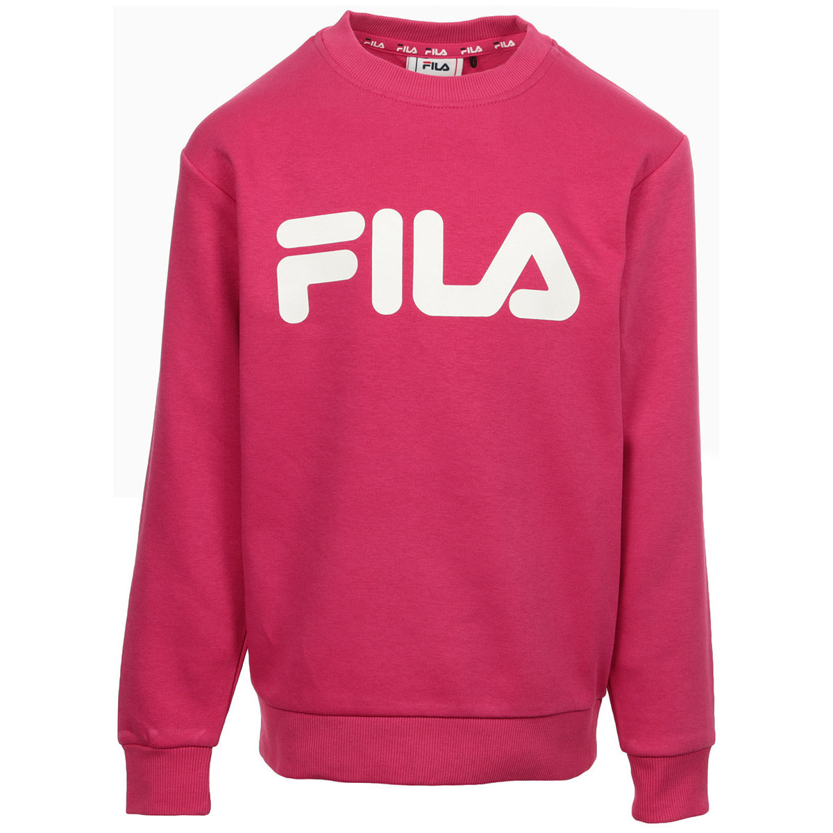 Kleidung Mädchen Sweatshirts Fila Classic Logo Crew Sweat Kids Rosa