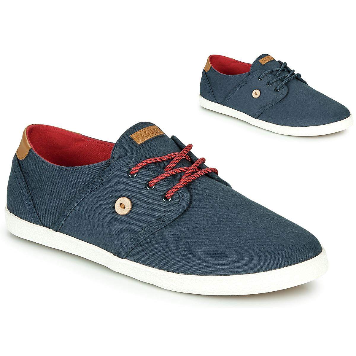 Schuhe Sneaker Low Faguo CYPRESS Blau / Braun / Rot