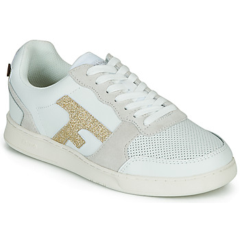 Schuhe Damen Sneaker Low Faguo HAZEL Weiss / Gold