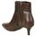 Schuhe Damen Low Boots Stilmoda 9308 Braun