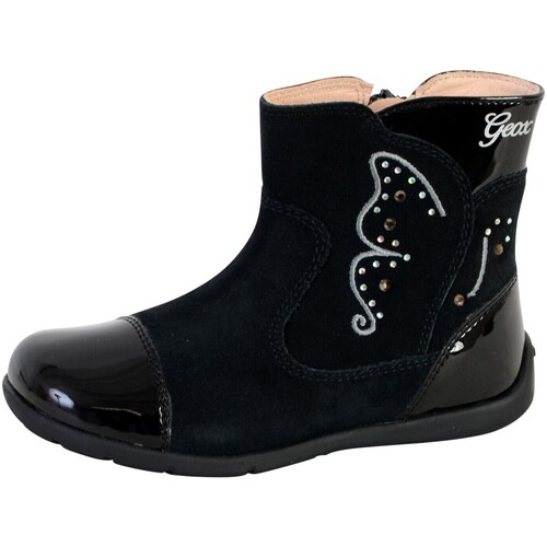Schuhe Mädchen Stiefel Geox 137341 Schwarz