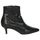 Schuhe Damen Low Boots Stilmoda 9308 Schwarz