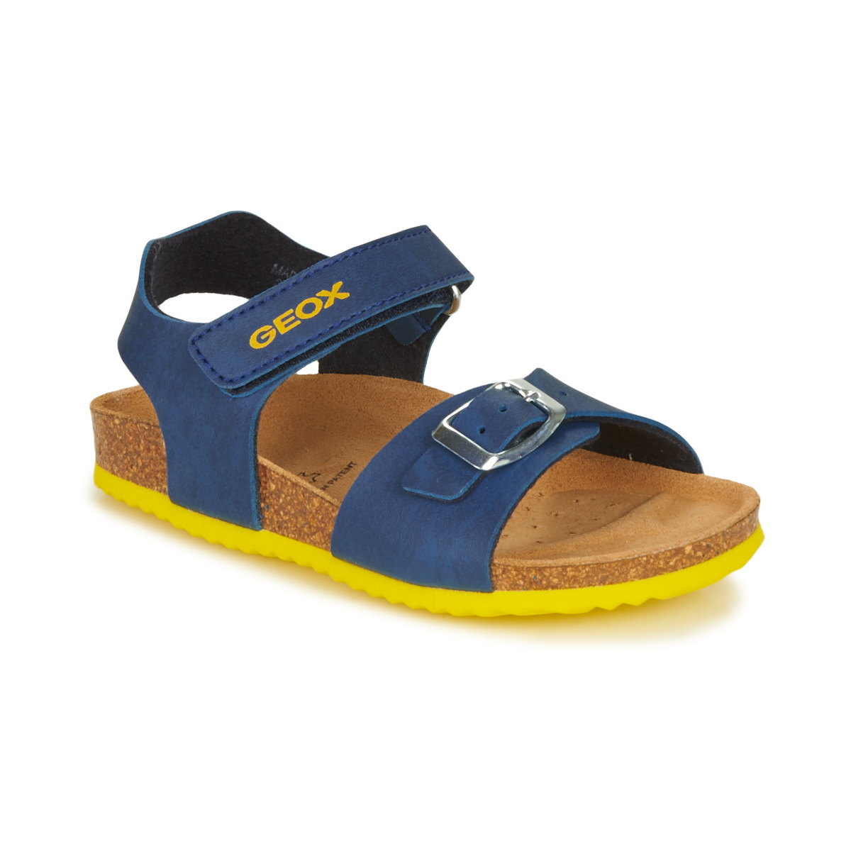 Schuhe Jungen Sandalen / Sandaletten Geox GHITA BOY Blau / Gelb