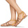 Schuhe Damen Sandalen / Sandaletten Geox D SOZY Gelb / Braun / Gold