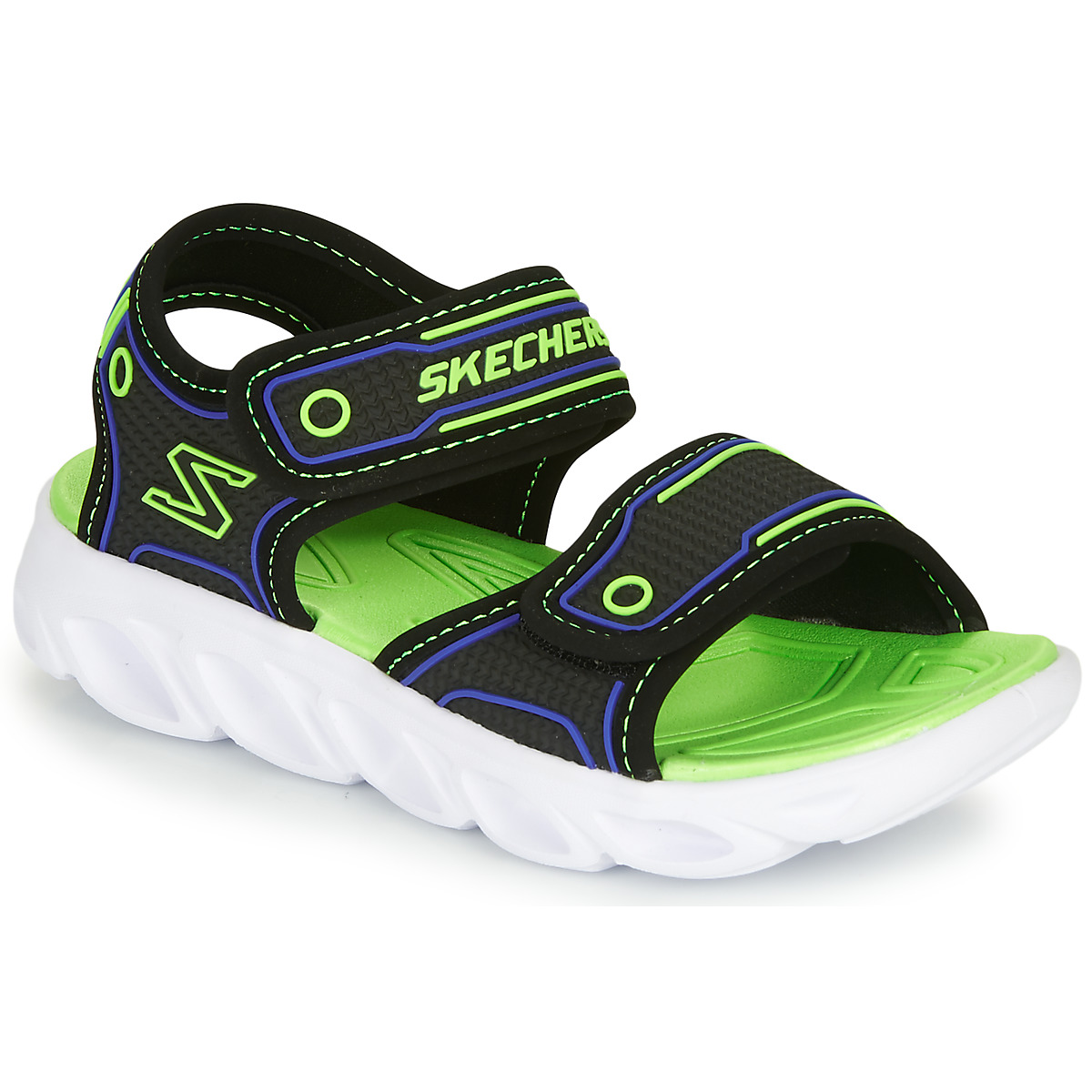 Schuhe Jungen Sportliche Sandalen Skechers HYPNO-SPLASH Blau / Grün