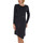 Kleidung Damen Kleider Lisca Langärmeliges Kleid Estelle  schwarz Schwarz