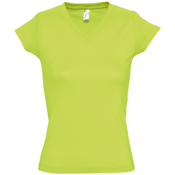 Kleidung Damen T-Shirts Sols MOON COLORS GIRL Grün