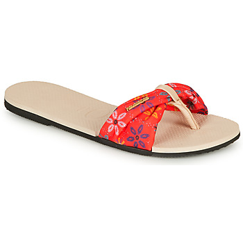 Schuhe Damen Sandalen / Sandaletten Havaianas YOU SAINT TROPEZ Beige / Rot