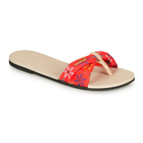 Schuhe Damen Sandalen / Sandaletten Havaianas YOU SAINT TROPEZ Beige / Rot