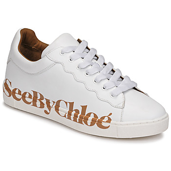 Schuhe Damen Sneaker Low See by Chloé SB33125A Weiss