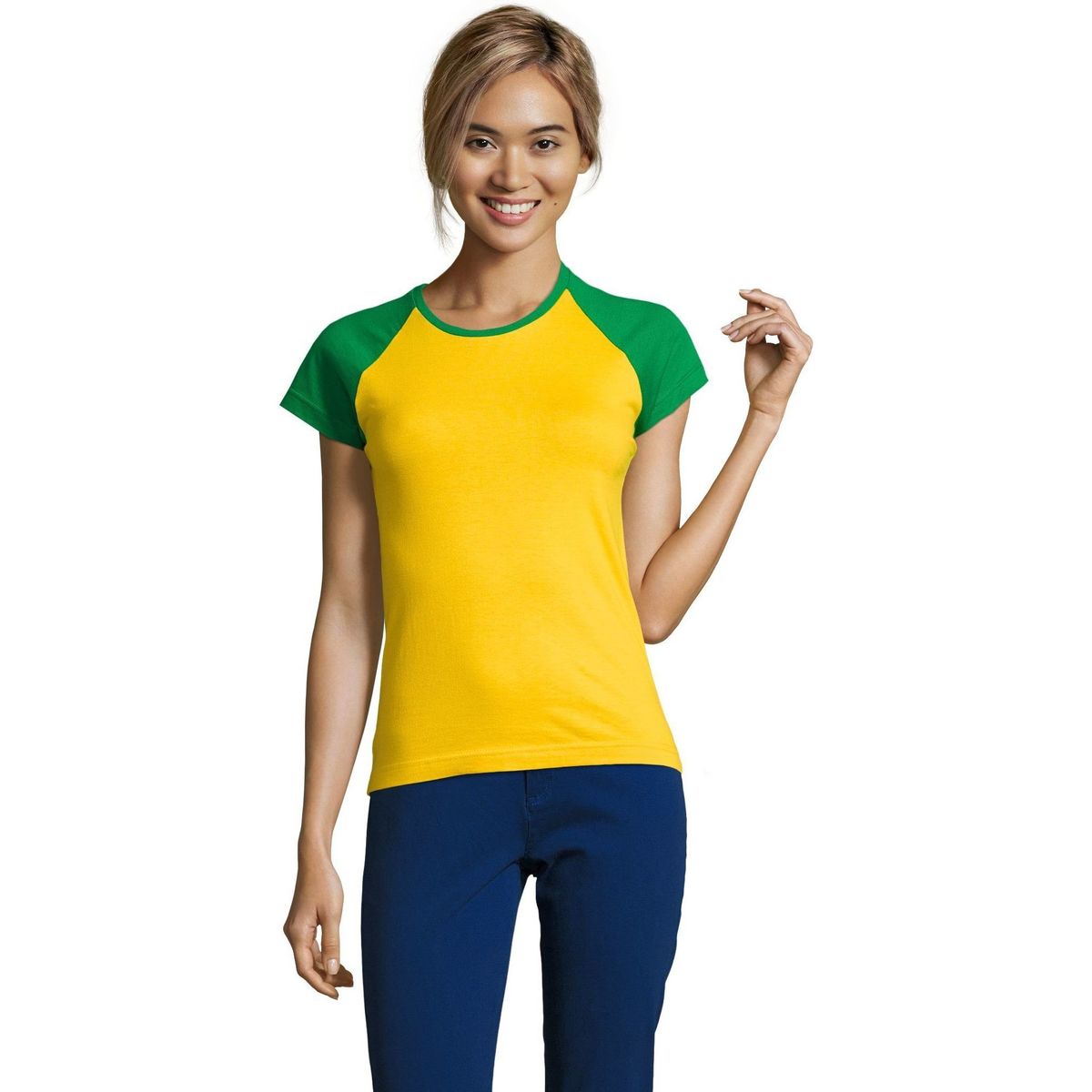 Kleidung Damen T-Shirts Sols MILKY BICOLOR SPORT Multicolor