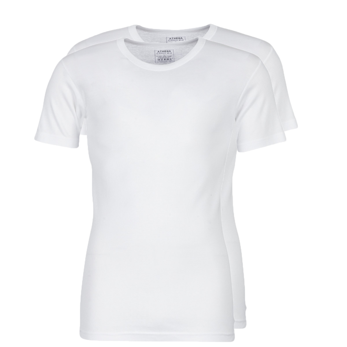Kleidung Herren T-Shirts Athena T SHIRT COL ROND Weiss