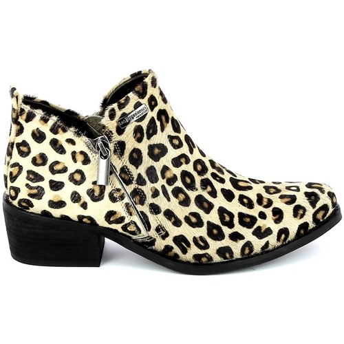 Schuhe Damen Low Boots Les Tropéziennes par M Belarbi LES TROPÉZIENNES Lettya leopard Multicolor