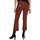 Kleidung Damen Fließende Hosen/ Haremshosen Lois Pantalon Velours Bordeaux  Pana-Coty 584 Rot