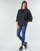 Kleidung Damen Sweatshirts Emporio Armani EA7 TRAIN GRAPHIC SERIES W HOODIE CN GRAPHIC INSERT Schwarz