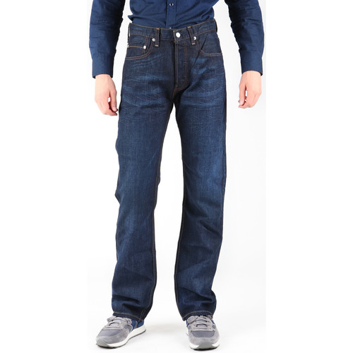 Kleidung Herren Straight Leg Jeans Levi's Jeanshose Levis 758-0028 Blau