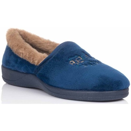 Schuhe Damen Hausschuhe Ruiz Y Gallego 8501 SUAPEL Blau