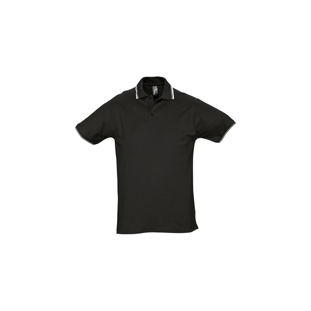 Kleidung Herren Polohemden Sols PRACTICE GOLF SPORT-POLO HOMBRE DE ALGODÓN Schwarz