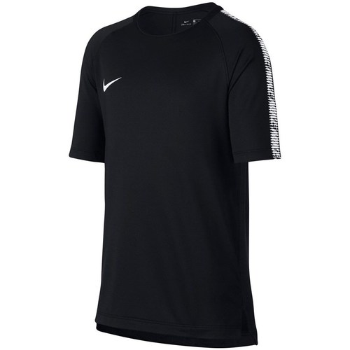 Kleidung Jungen T-Shirts Nike Breathe Squad Y Schwarz