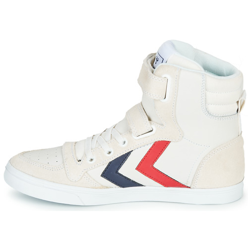hummel SLIMMER STADIL LEATHER HIGH JR Weiss