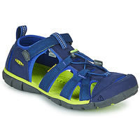 Schuhe Jungen Sandalen / Sandaletten Keen SEACAMP II CNX Blau / Grün