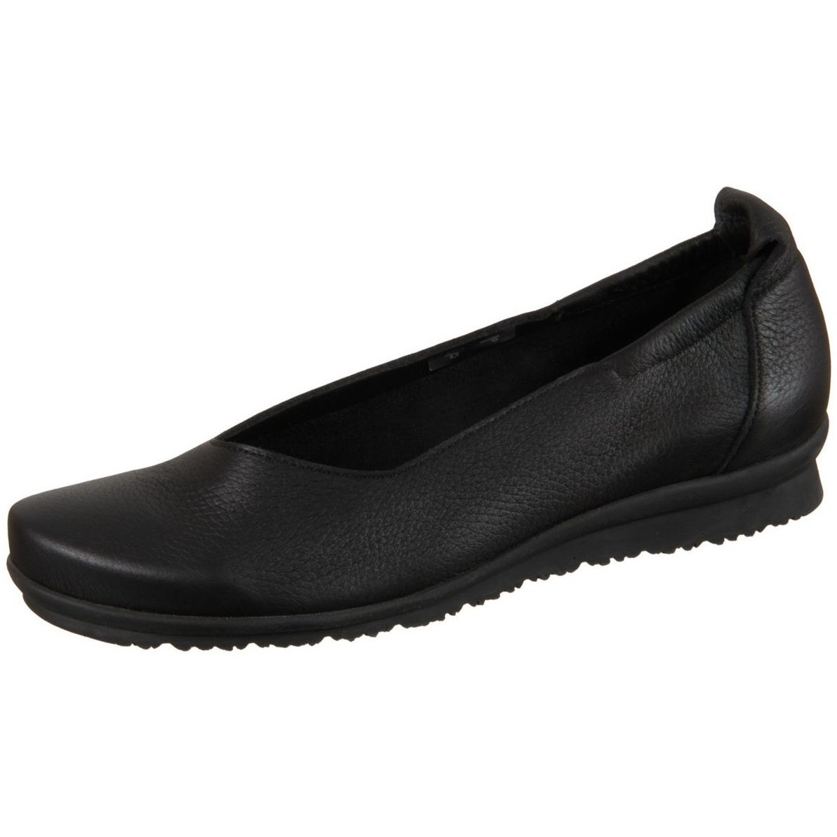 Schuhe Damen Slipper Arche Slipper Barege noir Schwarz