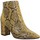 Schuhe Damen Low Boots Impicci P90 Reptile Femme Jaune Gelb