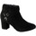 Schuhe Damen Boots The Divine Factory 140255 Schwarz