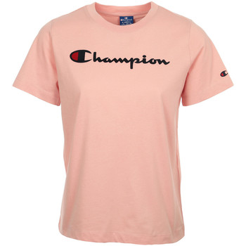 Kleidung Damen T-Shirts Champion Crewneck T-Shirt Wn's Rosa