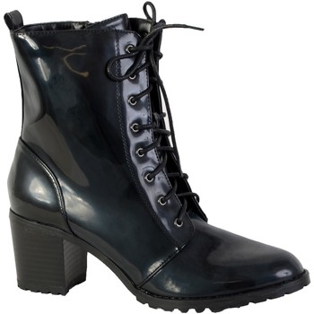 Schuhe Damen Boots The Divine Factory 139683 Schwarz