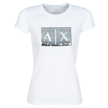 Kleidung Damen T-Shirts Armani Exchange HANEL Weiss