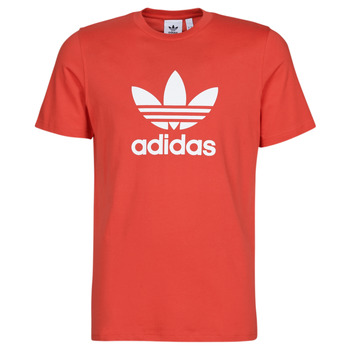 Kleidung Herren T-Shirts adidas Originals TREFOIL T-SHIRT Rot