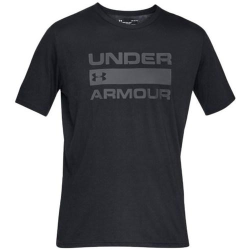 Kleidung Herren T-Shirts Under Armour Team Issue Wordmark Schwarz