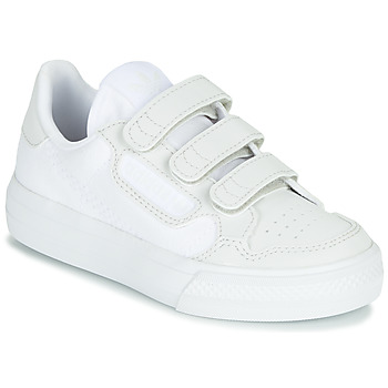 Schuhe Kinder Sneaker Low adidas Originals CONTINENTAL VULC CF C Weiss / Beige