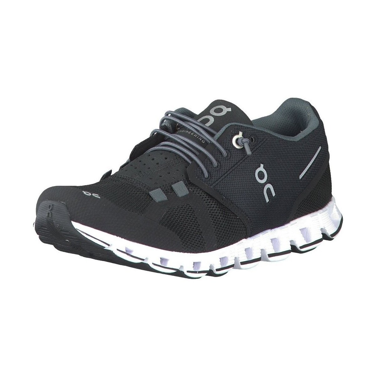 Schuhe Damen Laufschuhe On Sportschuhe Cloud W Black White 19.0001 Schwarz