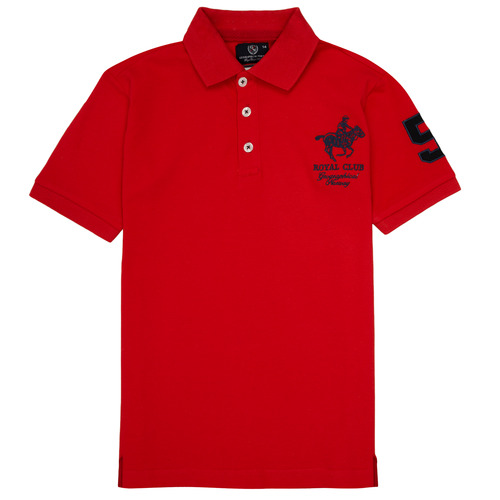 Geographical Norway KAMPAI Rot - Kleidung Polohemden Kind 1999 