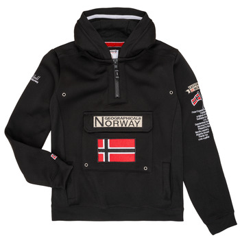 Kleidung Jungen Sweatshirts Geographical Norway GYMCLASS Schwarz