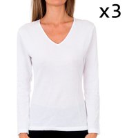 Unterwäsche Damen Unterhemden Abanderado 4586-100 Weiss