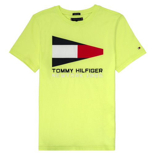 Kleidung Jungen T-Shirts Tommy Hilfiger KB0KB05628 Gelb
