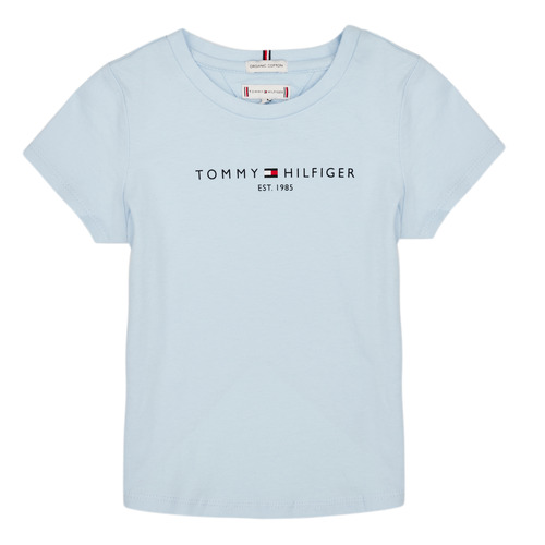 Kleidung Mädchen T-Shirts Tommy Hilfiger KG0KG05023 Blau