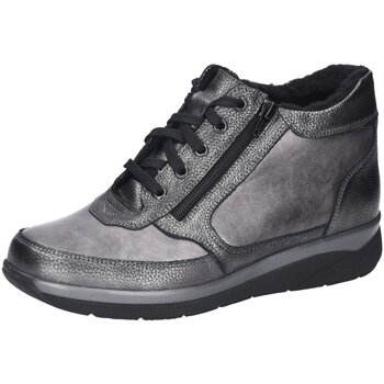 Schuhe Damen Sneaker High Stuppy Schnuerschuhe 6057-2-628-022 silber