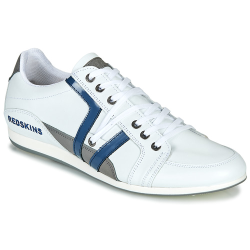Schuhe Herren Sneaker Low Redskins WARREN Weiss / Blau / Grau